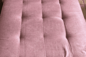 Poltrona após a higienização